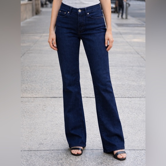 bill blass Denim - Bill Blass Vintage Dark Denim Blue 90s Business Casual Office Collegiate Jeans